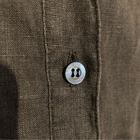 Weekend Max Mara Linen Button Down Shirt - Picture 6 of 9